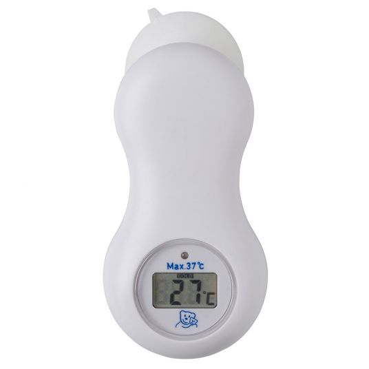 Rotho Babydesign Bade- & Raumthermometer digital mit Saugnapf - Keramik Weiß