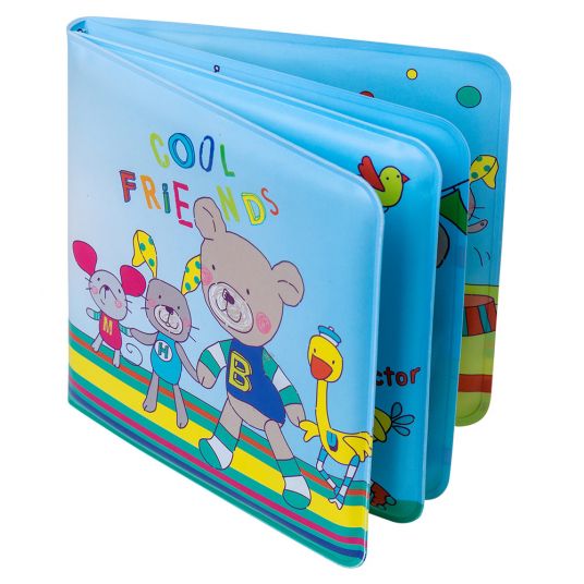 Rotho Babydesign Bath book with squeaky function - Cool friends