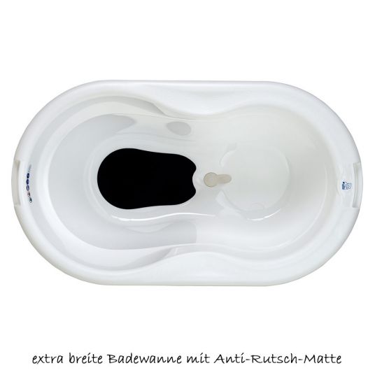 Rotho Babydesign Stazione da bagno Top - 4 pezzi - Bianco + Pannolino Twister Sangenic Tec in omaggio