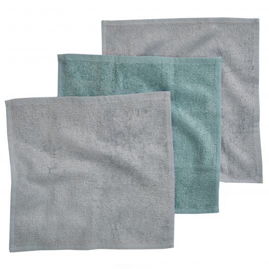 Rotho Babydesign TOP bath station + free washcloths 3-pack - Lagoon Stone Grey