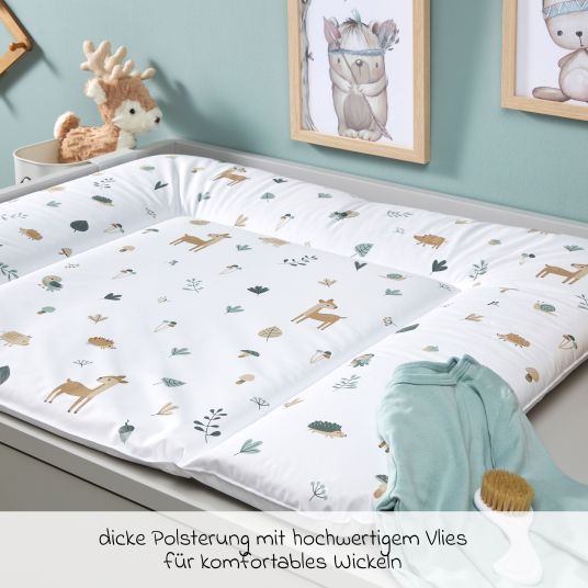 Rotho Babydesign Folien-Wickelauflage - Waldtiere