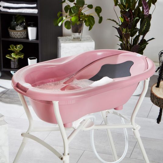 Rotho Babydesign Ideal Bathroom Solution Top - 4 pezzi - Fantastic Mauve