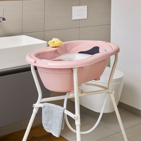 Rotho Babydesign Ideale Badelösung Top - 4-teilig - Soft Rose