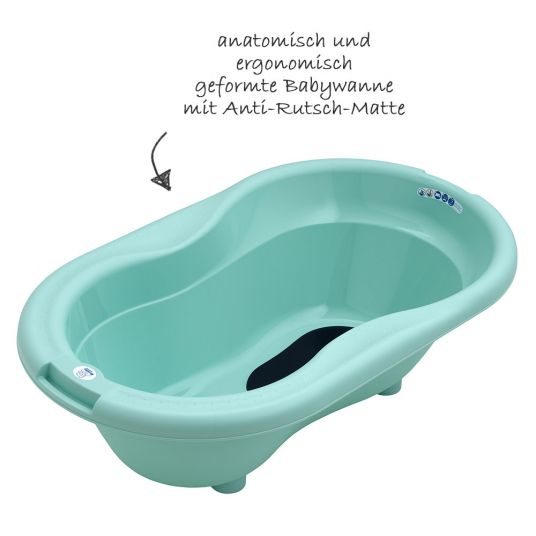 Rotho Babydesign Ideale Badelösung Top - 4-teilig - Swedish Green