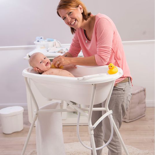 Rotho Babydesign Ideale Badelösung Top - 4-teilig - Weiß