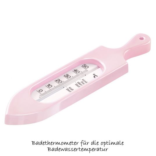 Rotho Babydesign Ideal Bathroom Solution Top - 5 pezzi - Tender Rosé Pearl