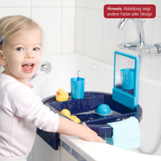 Rotho Babydesign Kinderwaschbecken Kiddy Wash - Perl Blue