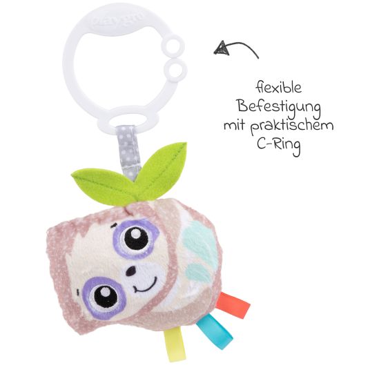 Rotho Babydesign Spieltier zum Aufhängen / Kinderwagenhänger Explore Together - Faultier