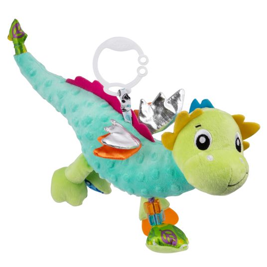 Rotho Babydesign Sensory Friend hanging toy / baby carriage hanger - Dusty the dragon