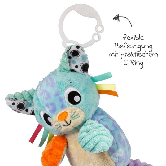 Rotho Babydesign Sensory Friend hanging toy / baby carriage hanger - Atka Arctic cat