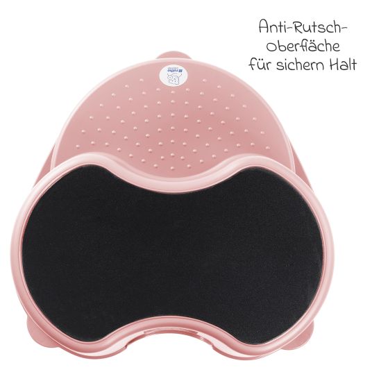 Rotho Babydesign Tritthocker Top 2-stufig - Soft Rose