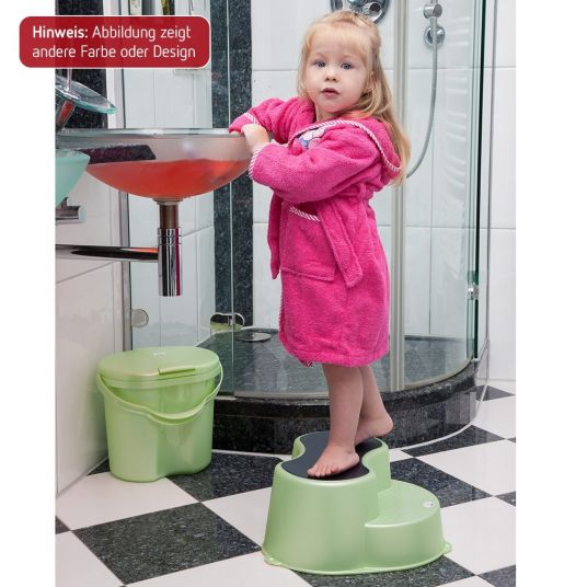Rotho Babydesign Step stool Top 2-tier - Translucent Pink