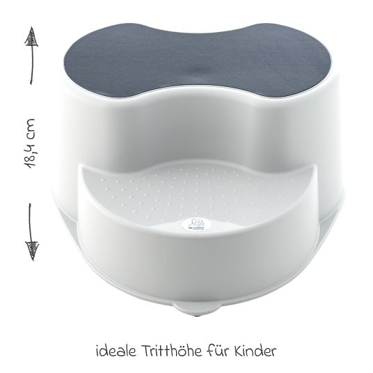 Rotho Babydesign Tritthocker Top 2-stufig - White