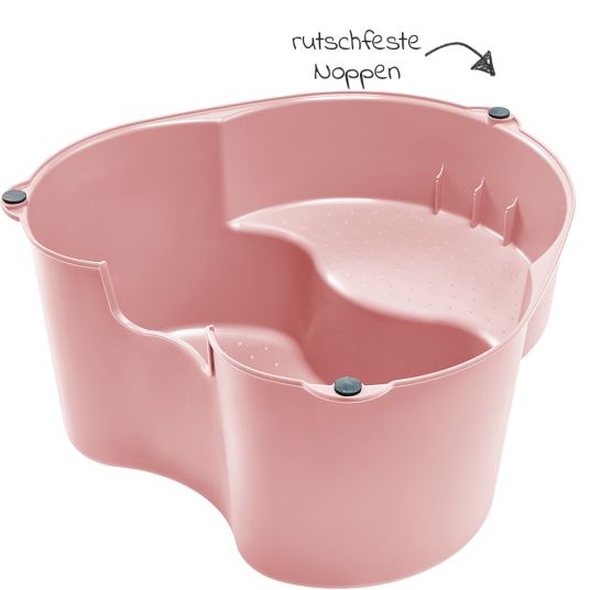Rotho Babydesign Top 2-step step stool - Soft Rose