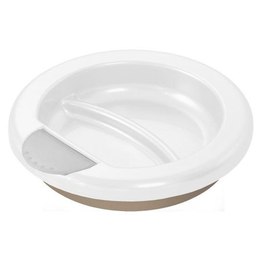 Rotho Babydesign Warming plate Modern Feeding - White Silver Gray Taupe Pearl