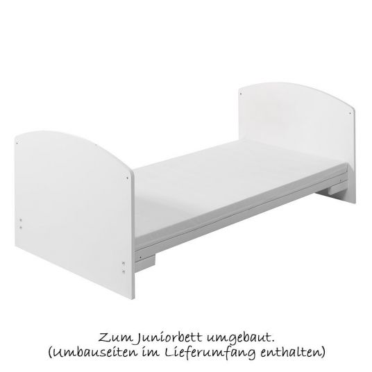 Schardt Complete bed Classic-Line White 70 x 140 cm - Big Stars Beige