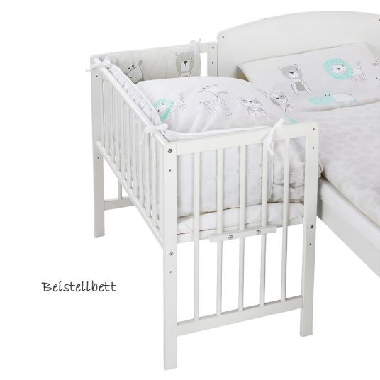 Schardt Multifunctional bed 5-1 White incl. Textile furnishings - Exclusive Design Wallis - Grey
