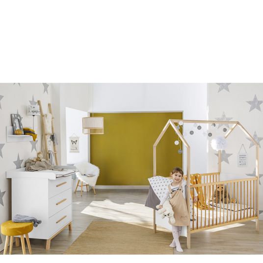 Schardt Set economico per la cameretta dei bambini Venezia 12 pezzi con collezione di tessuti Big Star Grey -