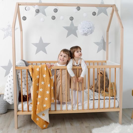 Schardt Set economico per la cameretta dei bambini Venezia 12 pezzi con collezione di tessuti Big Star Grey -