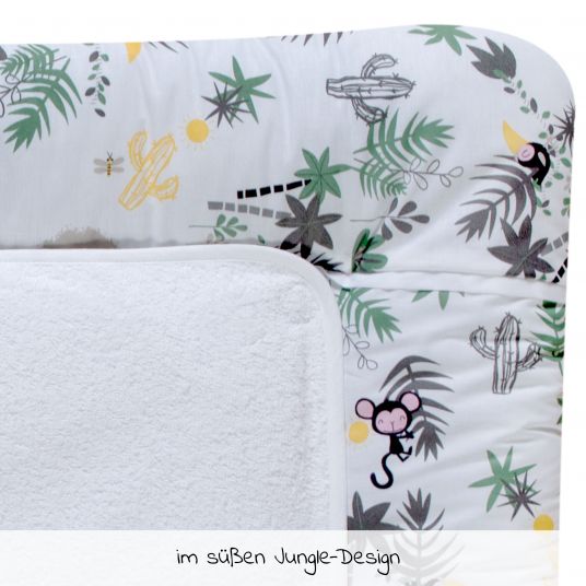 Schardt Changing mat with terry cover 75 x 80 cm - Jungle
