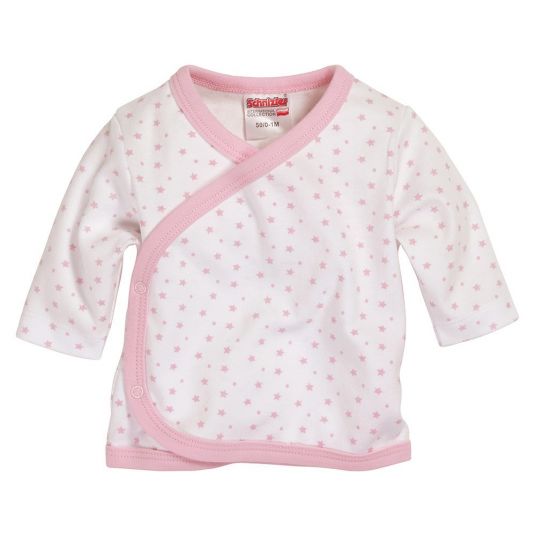 Schnizler Wrap shirt long sleeve - star pink - size 44