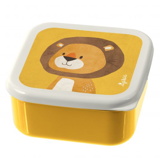 sigikid 3 pcs Snack Box Set - Lion - Yellow