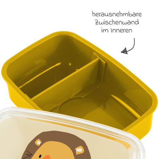 sigikid Brotdose / Lunchbox - Löwe - Gelb