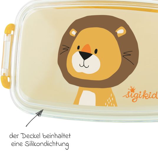 sigikid Lunch box - Lion - Yellow