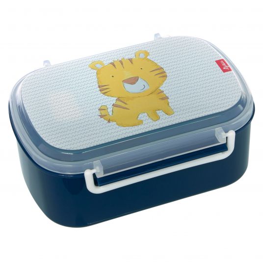sigikid Bread Box / Lunch Box - Tiger - Blue Yellow