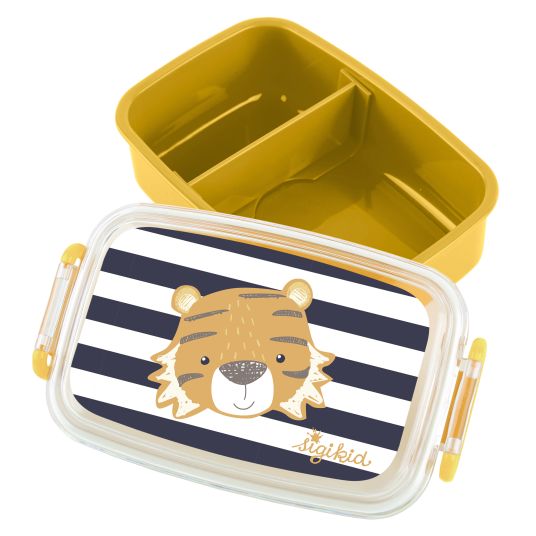 sigikid Lunch box - Tiger - Yellow Blue