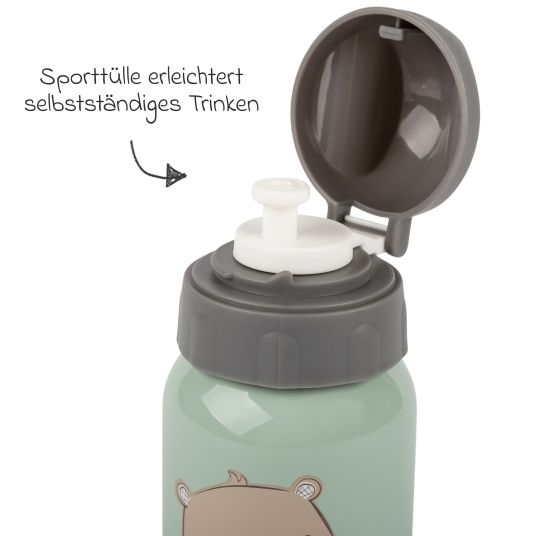 sigikid Edelstahl-Trinkflasche 250 ml - Bär - Mint