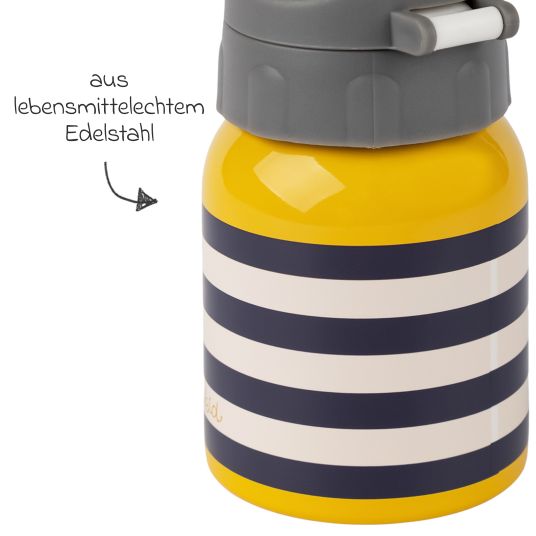 sigikid Edelstahl-Trinkflasche 250 ml - Tiger - Gelb Blau
