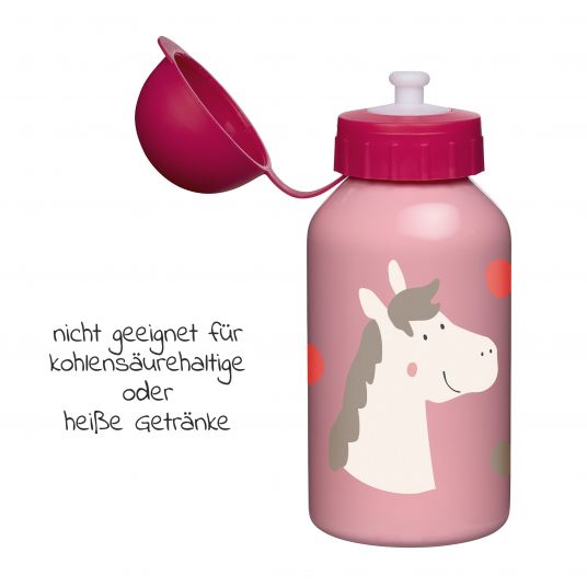 sigikid Stainless steel - drinking bottle Pony 350 ml