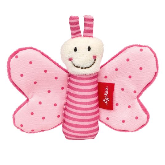 sigikid Grasping toy crackling butterfly - pink