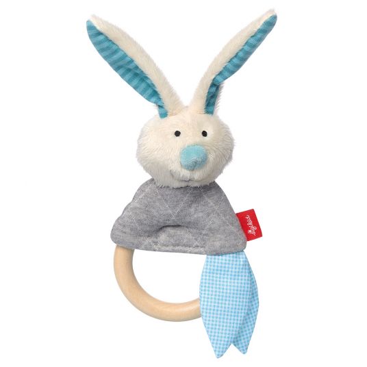 sigikid Griffin with rattle bunny - Urban Baby Edition - Turquoise