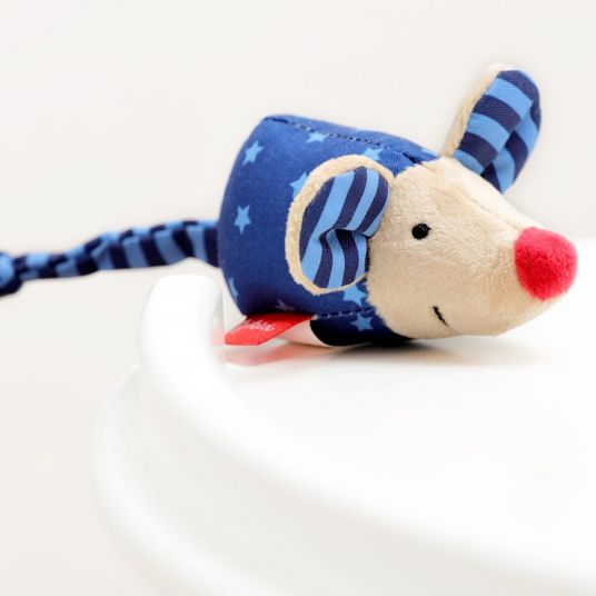 sigikid Griffin with rattle mouse 8 cm - Blue