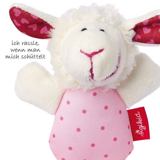 sigikid Griffin with rattle little sheep 13 cm