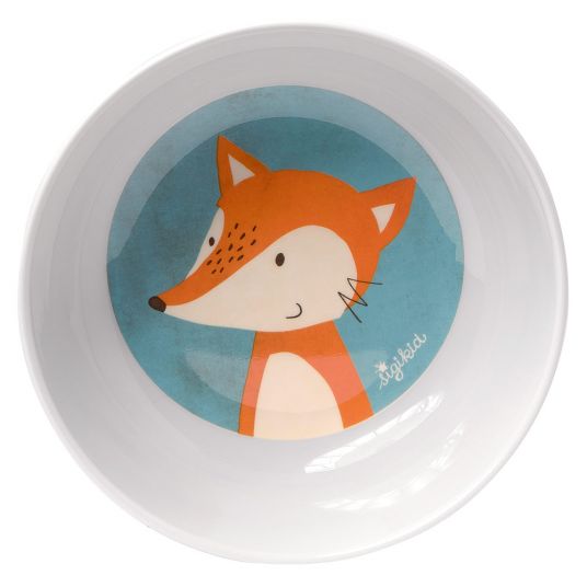 sigikid Bowl 13 cm - Fox - Blue Orange