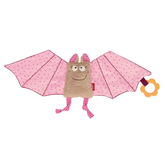 sigikid Snuffle Towel Bat - Urban Baby Edition - Pink