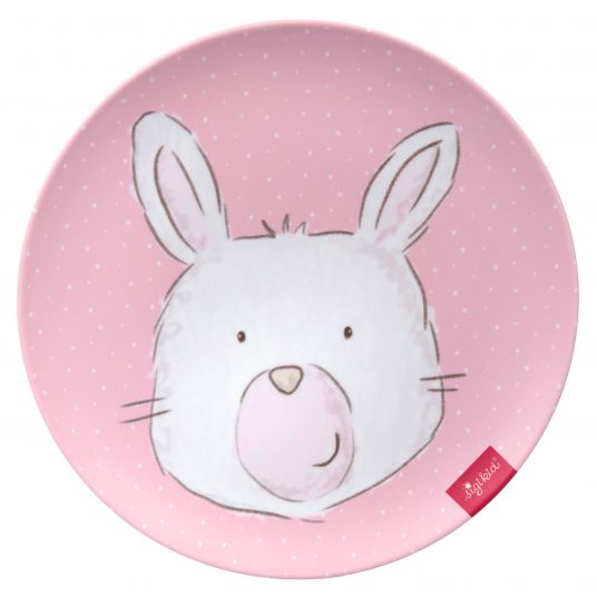 sigikid Plate - Bunny - Pink