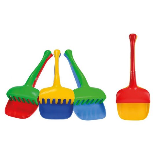 Simba Toys Set di 2 pezzi pala e rastrello piccoli - diversi design