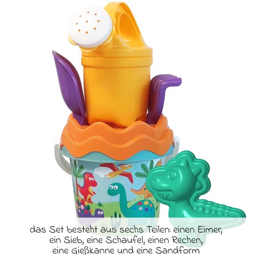 Simba Toys 6-tlg. Eimergarnitur Dino Baby - verschiedene Designs