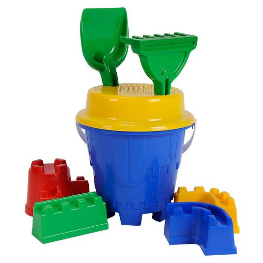 Simba Toys Set of 8 buckets sandcastles - different designs