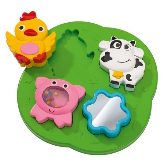 Simba Toys ABC Farmpuzzle mit Rassel-Tieren
