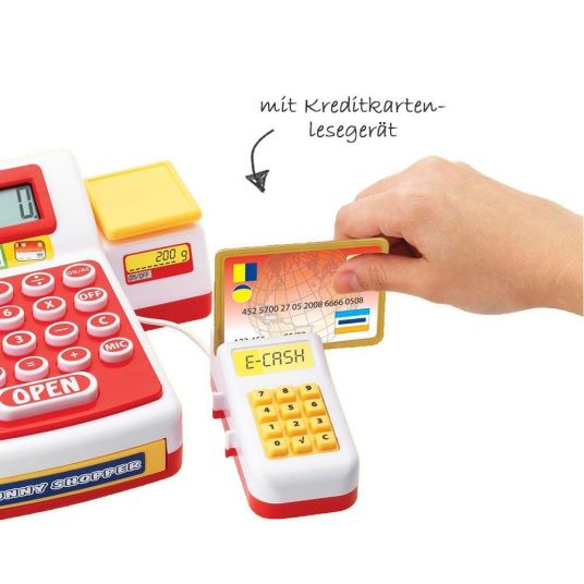 Simba Toys Supermarket cash register with scanner