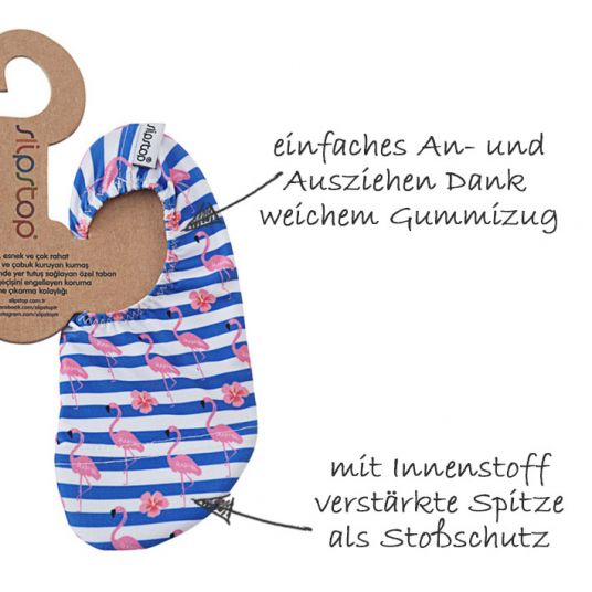 Slipstop Badeschuhe für Babys & Kinder - Stripe - Gr. 18/20