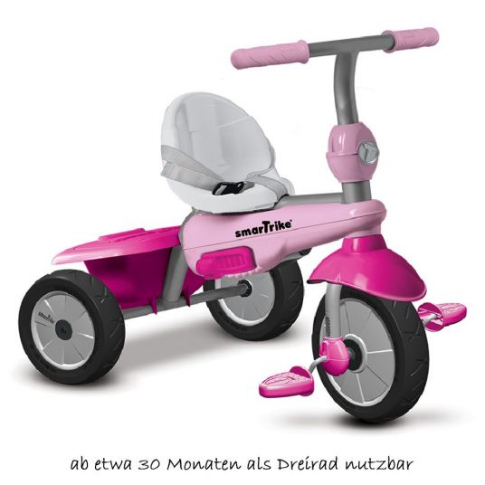 Smart Trike Dreirad Breeze GL 3 in 1 mit Touch Steering - Pink