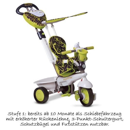 Smart Trike Dreirad Dream 4 in 1 mit Touch Steering - Green