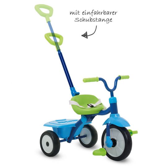 Smart Trike Tricycle Folding Fun 2 in 1 - Blue Green