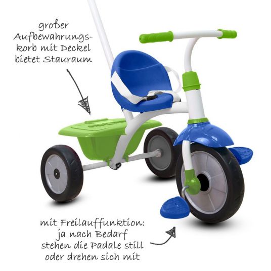 Smart Trike Dreirad Fun - Blau Grün